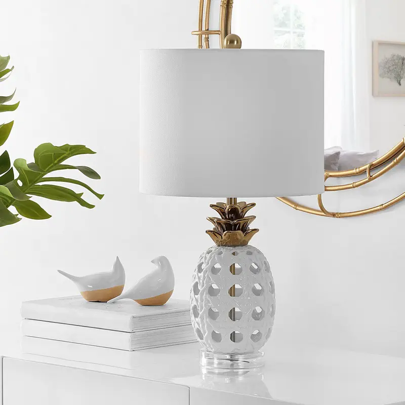 Safavieh Sonny Ceramic Table Lamp - White