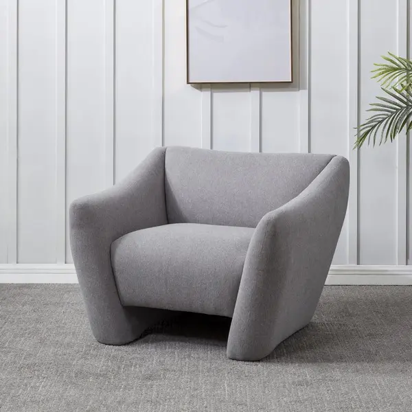 Safavieh Stefanie Modern Accent Chair - Light Gray