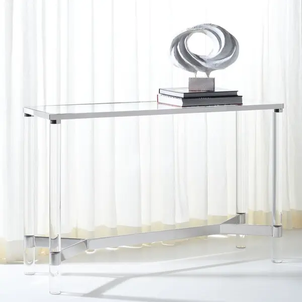 Safavieh Suzanna Acrylic Console Table - Silver