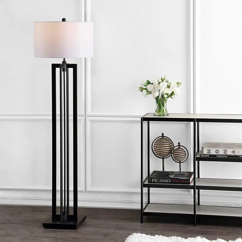 Safavieh Tanya 59-Inch H Tower Floor Lamp - Black