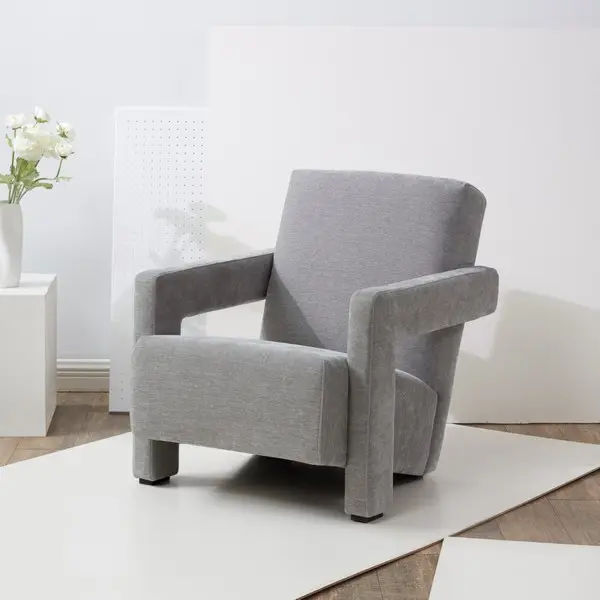 Safavieh Taylor Modern Velvet Acc Chair - Gray