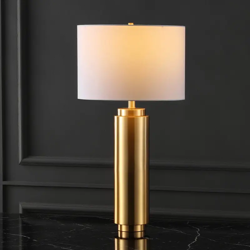Safavieh Terry Metal Pillar Table Lamp - Gold