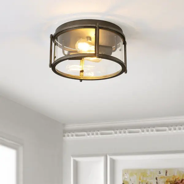 Safavieh Tiller Flush Mount - Antique Gold