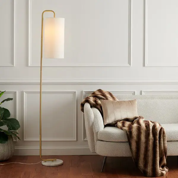 Safavieh Troilus Floor Lamp - White