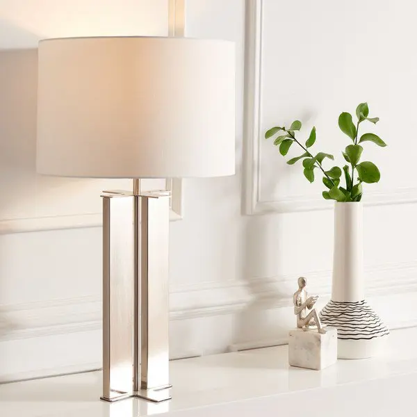 Safavieh Vanya Table Lamp - Antique Silver