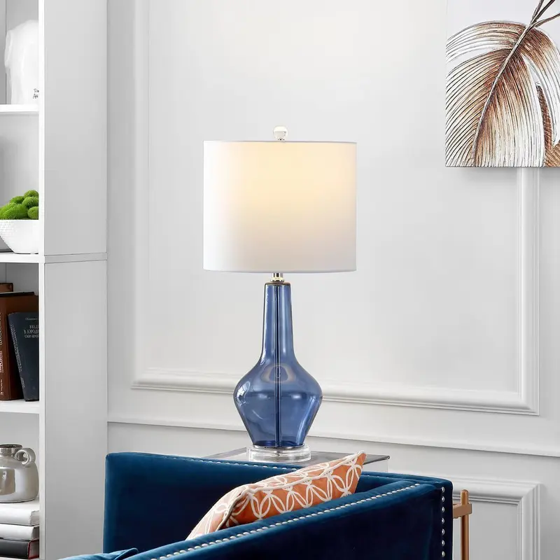 Safavieh Velor Table Lamp Set Of 2 - Blue