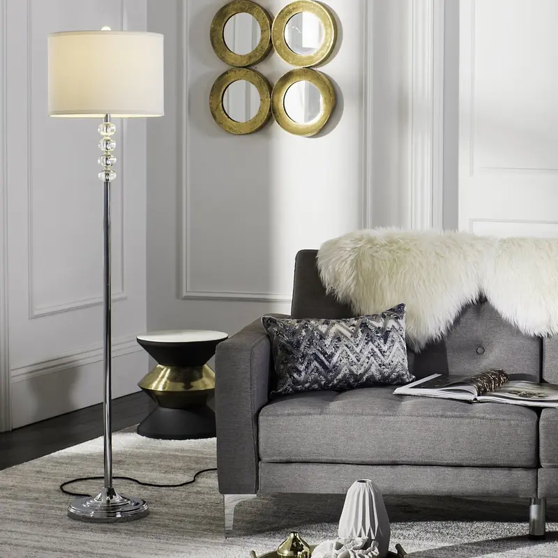 Safavieh Vendome 60-Inch H Floor Lamp - Clear