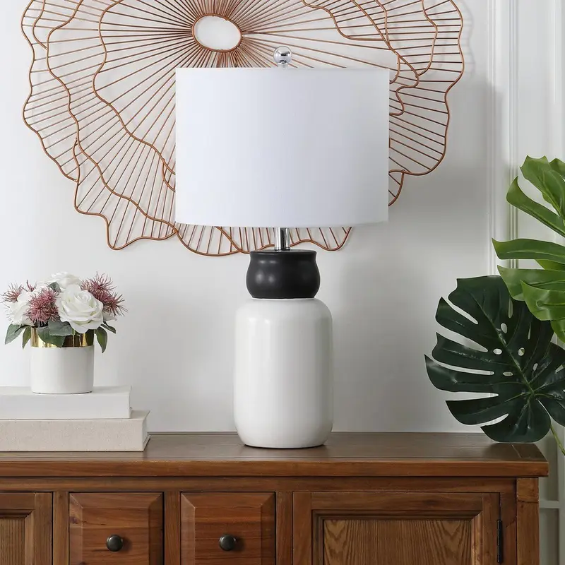 Safavieh Ventrus Table Lamp - Grey
