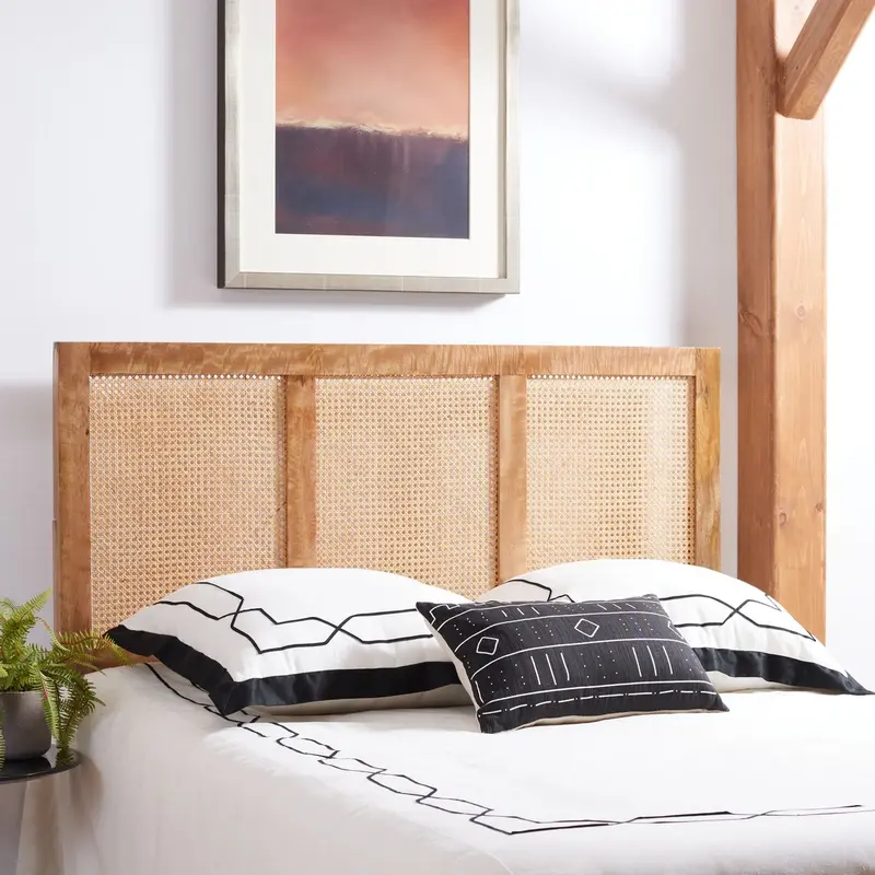 Safavieh Vienna Cane Headboard Queen Size - Natural