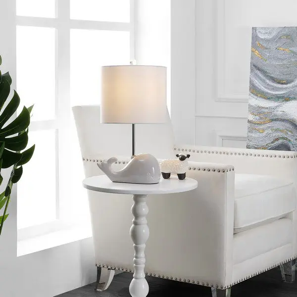 Safavieh Walter Whale Lamp - Grey