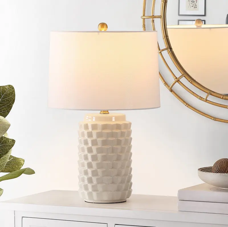 Safavieh Weldon Ceramic Table Lamp - Ivory