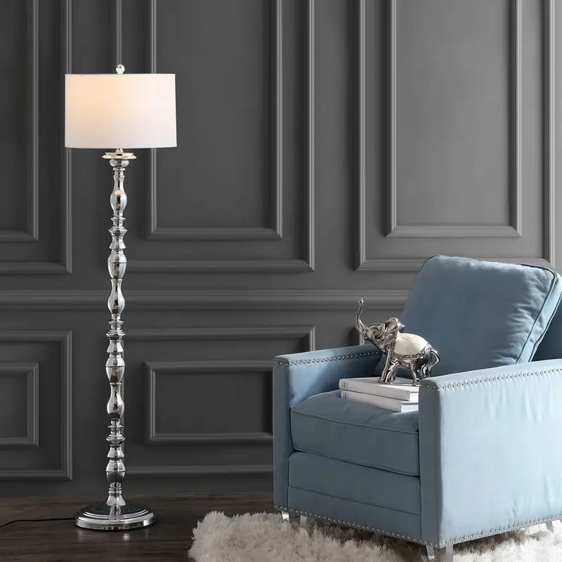 Safavieh Wilhelmina Floor Lamp - Chrome