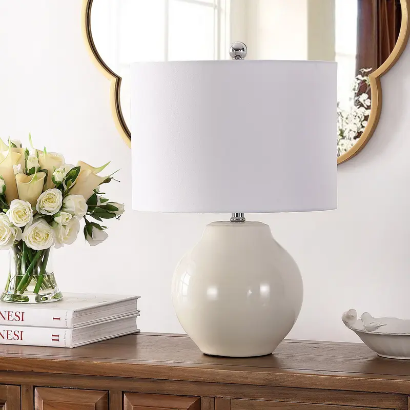 Safavieh Zaid Resin Table Lamp - Ivory