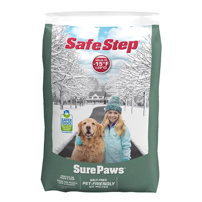 Safe Step Magnesium Chloride Natural Non Toxic Pet Friendly Ice Melt Granule 20 lbs. - Open Box