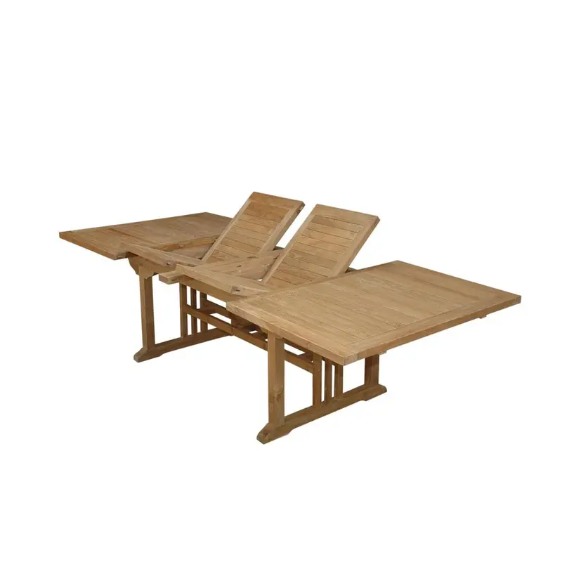 Sahara 106" Rectangular Double Ext. Table By Anderson Teak