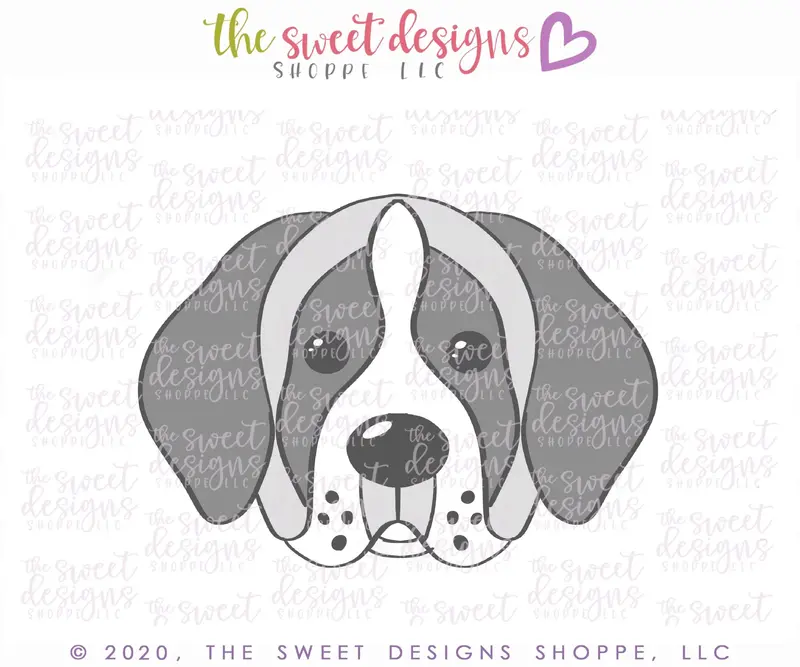Saint Bernard Dog Face - Cookie Cutter