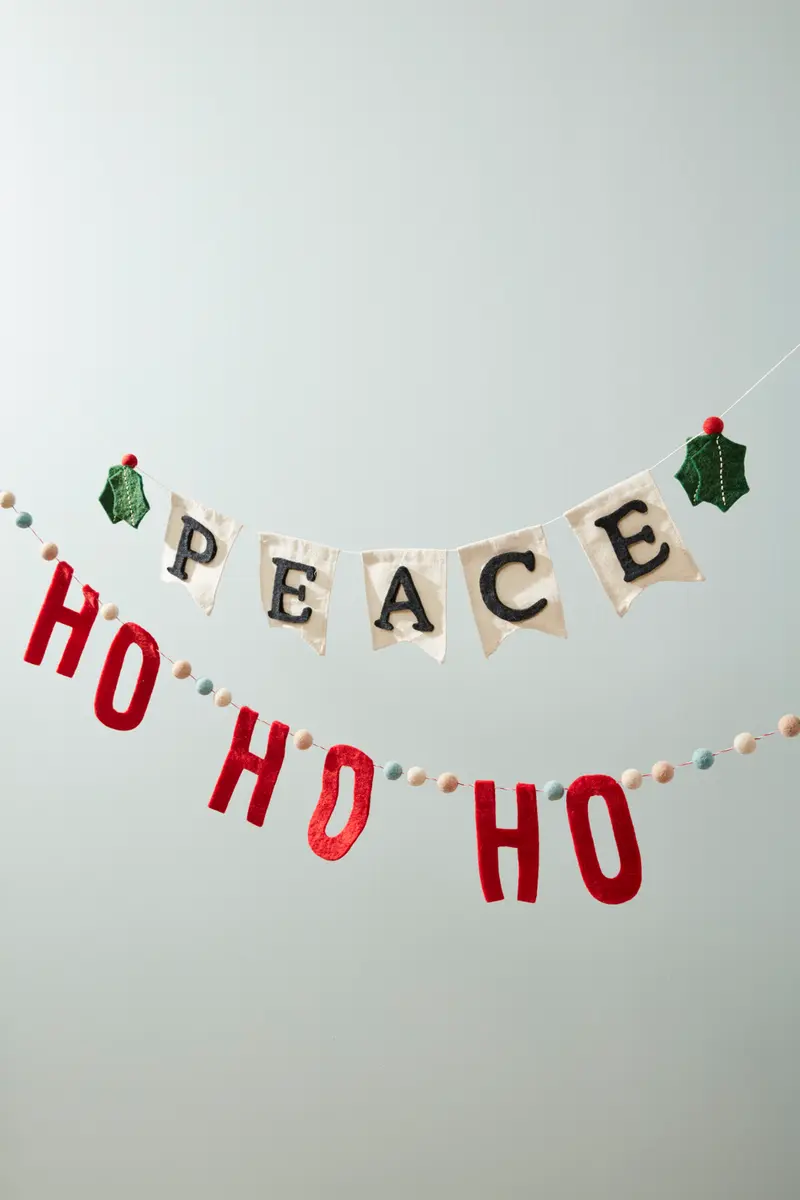 Salutations Garland Set of 2 By Accent Decor