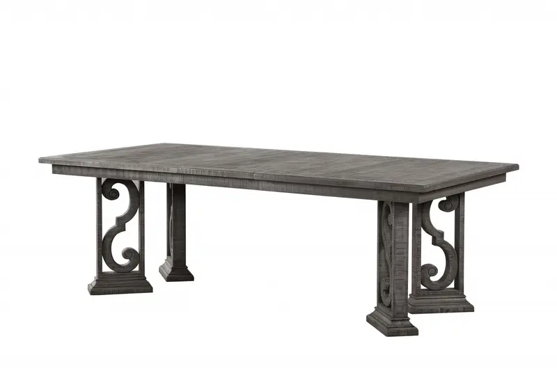 Salvaged Natural Wood Polyresin Dining Table By Homeroots - 347370