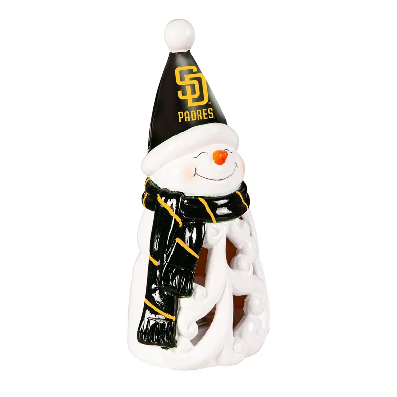 San Diego Padres Snowman LED Statuary, 8"