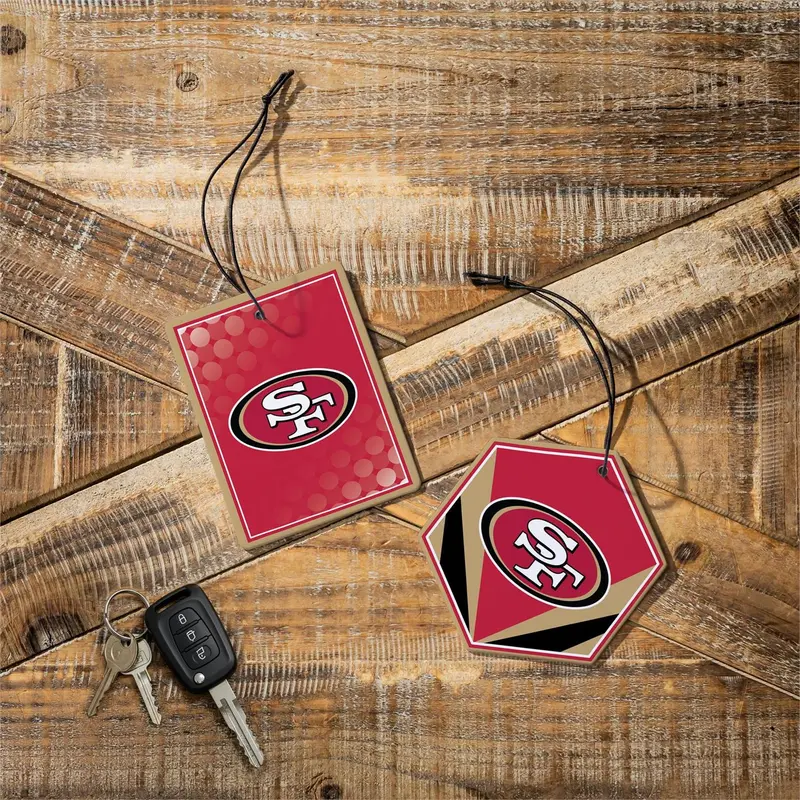 San Francisco 49ers Air Freshener, Set of 2