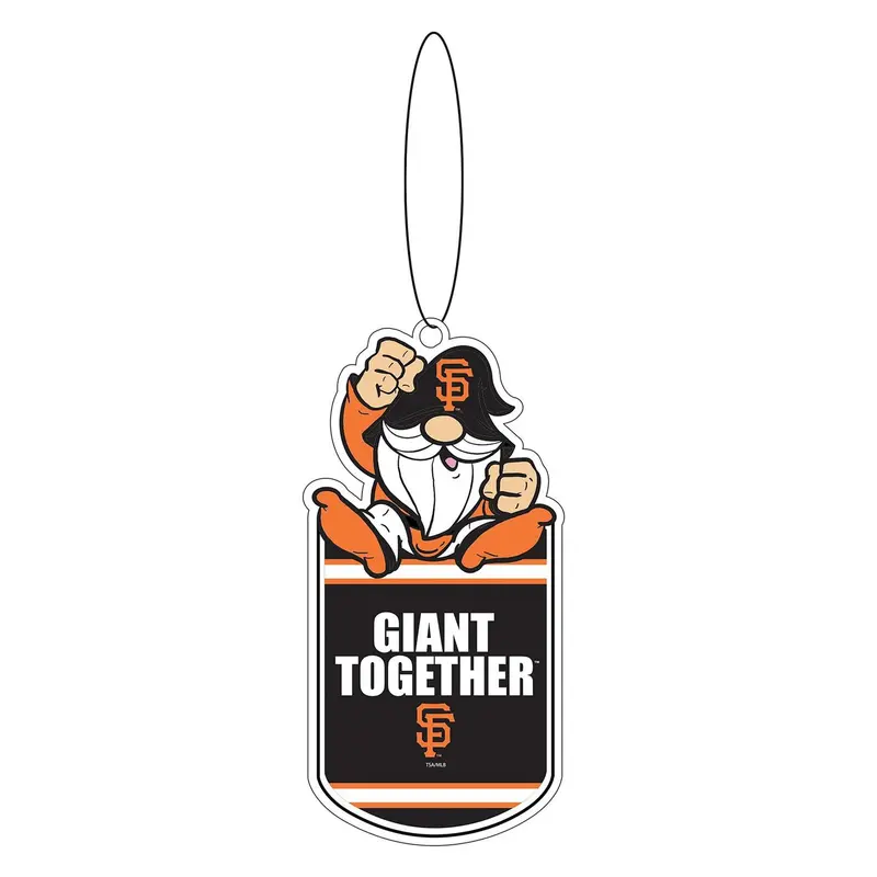 San Francisco Giants Gift Tag Ornament, Gnome Fan