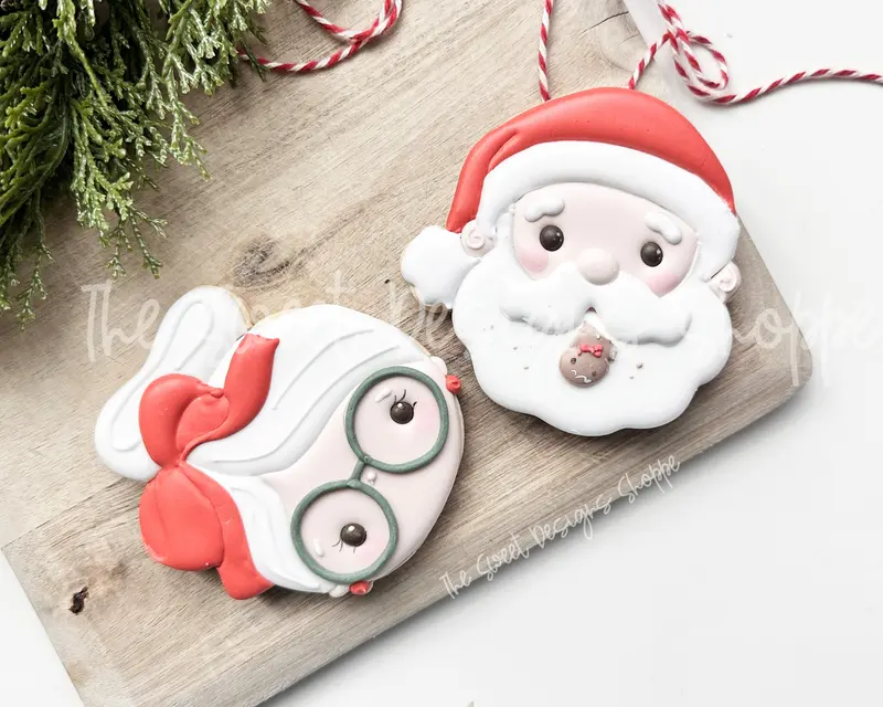 Santa Claus & Mrs. Claus 2024 Set - Set of 2 - Cookie Cutters