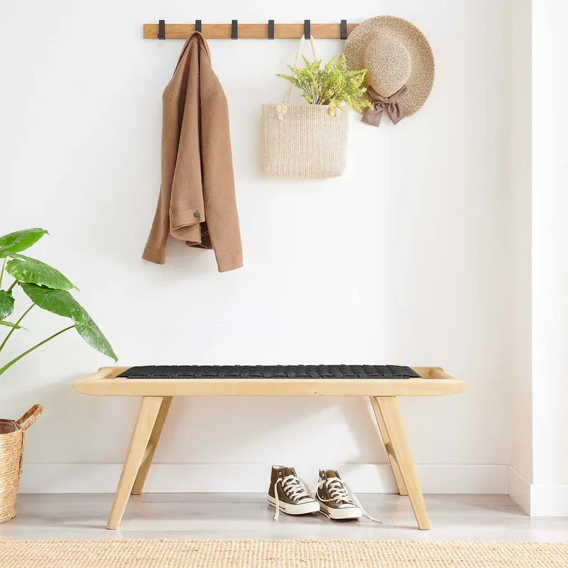 Saoirse 47" Wove Rope Wood Bench By Modway - EEI-6552