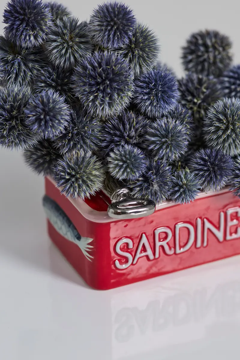 Sardine Tin Planter Set of 4 By Accent Decor