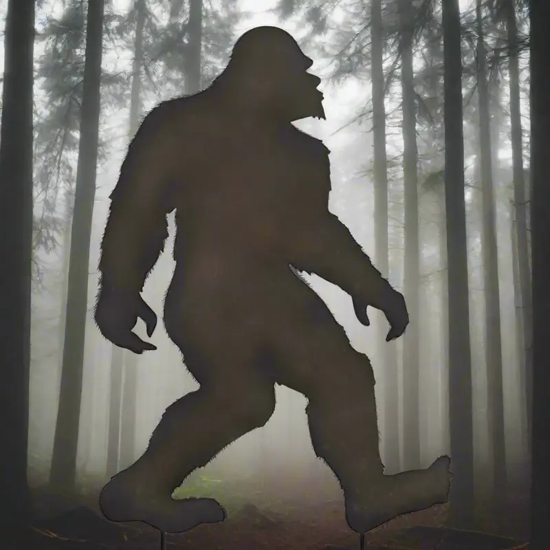 Sasquatch Stake/Wall Decor- Walking