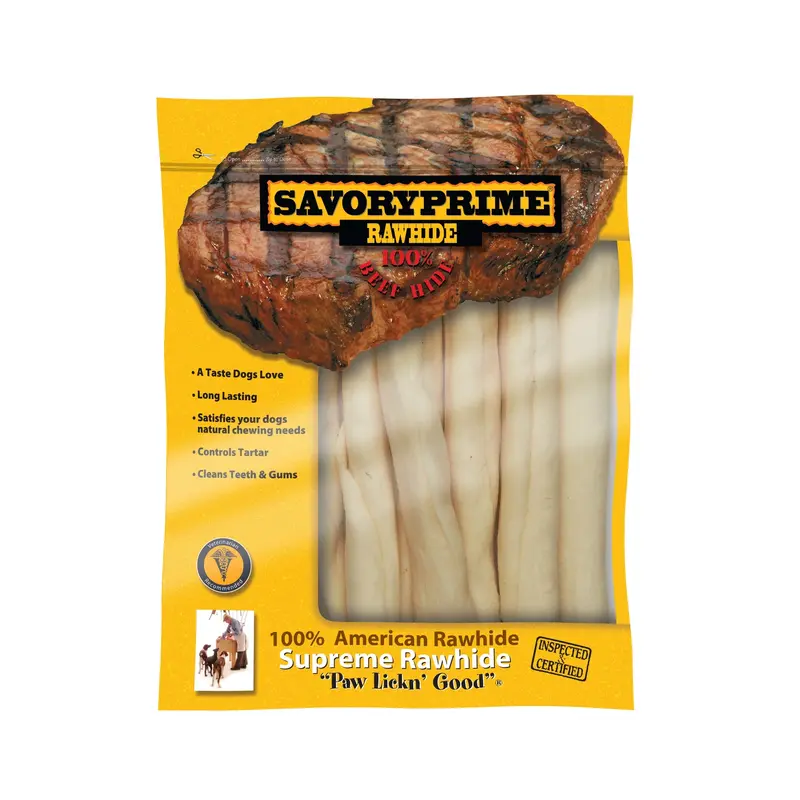 Savory Prime American Supreme All Size Dogs Adult Mini Rolls Beef Rawhide 6-7 in. L 7 pk - Deal of The Week