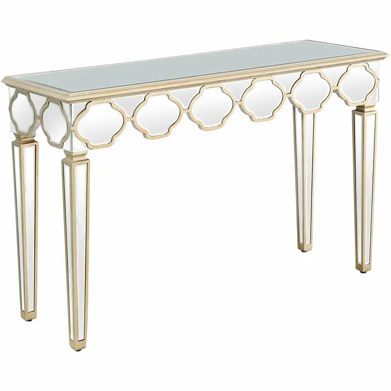 Scalloped Edge Console Table By Homeroots