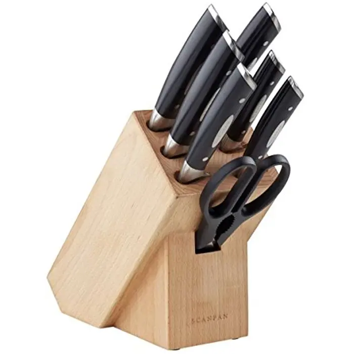 Scanpan Classic 8-Piece Knife Block Set