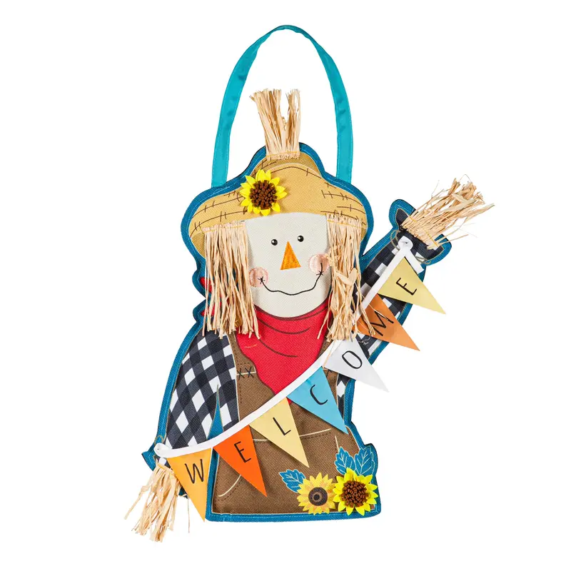 Scarecrow Welcome Door Decor,2dhb1778