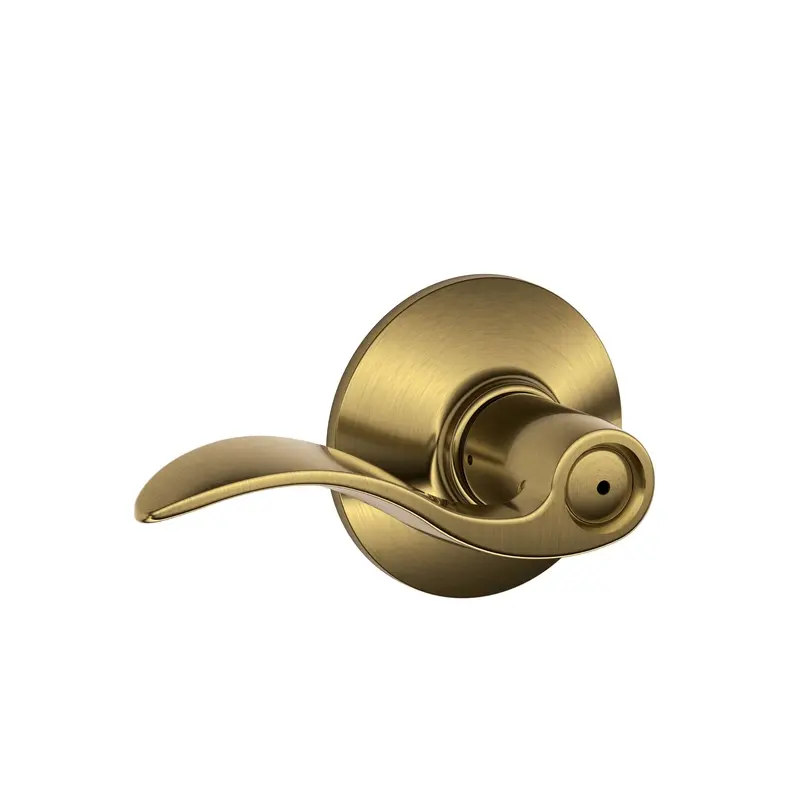 Schlage Accent Antique Brass Privacy Lever - Deal of The Week