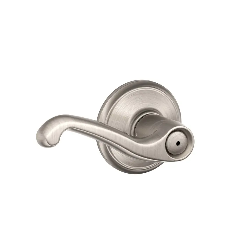 Schlage Flair Satin Nickel Privacy Lockset 1-3/4 in. - Deal of The Week