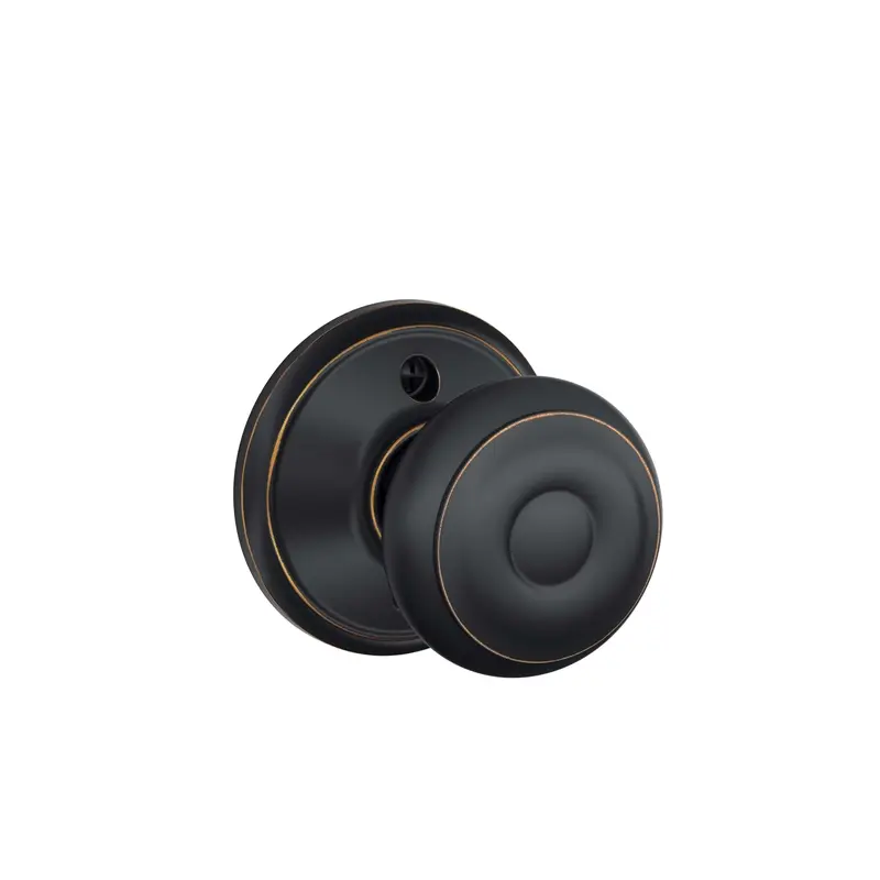 Schlage Georgian Aged Bronze Dummy Knob Right or Left Handed - Deal of The Week