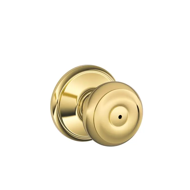 Schlage Georgian Bright Brass Privacy Lockset 1-3/4 in. - Deal of The Week