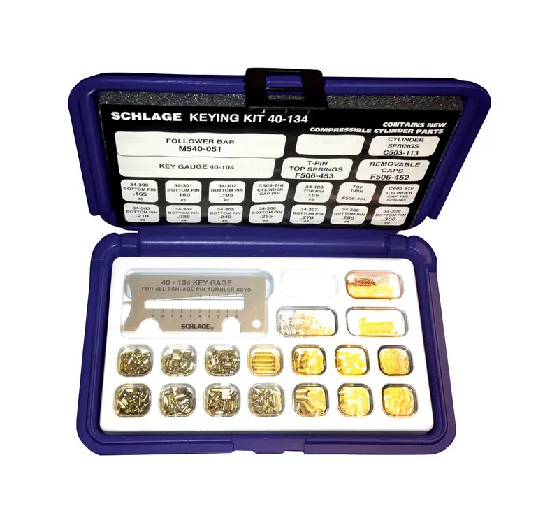 Schlage Plastic Re-Keying Kit 1 each - Open Box