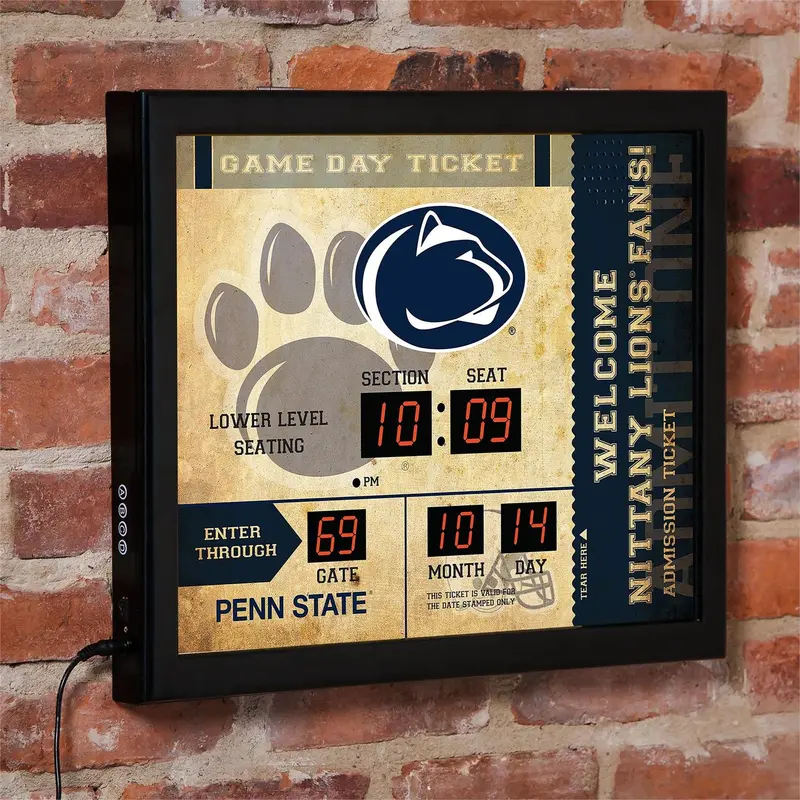Scoreboard Wall Clock, Penn State