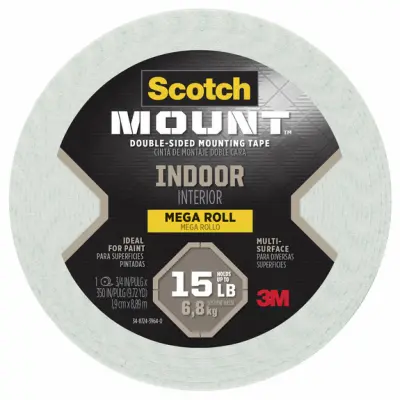 Scotch Mount 350 in. L X 3/4 in. W Double-Sided Mounting Tape - Deal of The Week