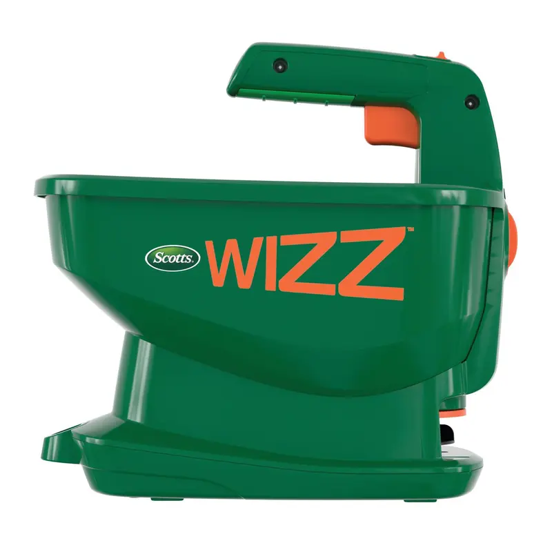 Scotts Wizz 60 in. W Handheld Spreader for Fertilizer, Ice Melt & Seed – 4 lb - Deal of The Week