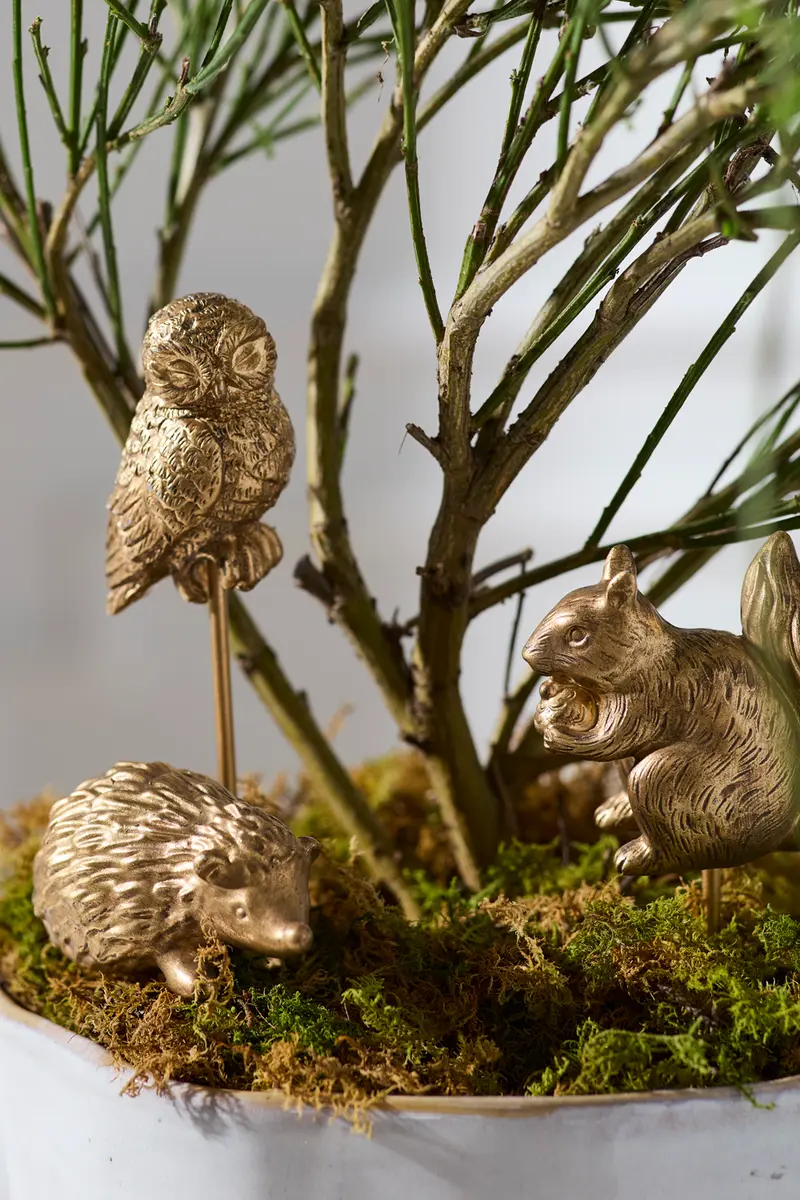 Scurry Plant Sticks Set of 6 By Accent Decor