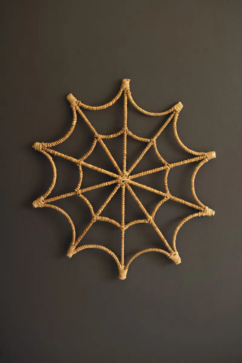 Seagrass And Iron Spider Web By Kalalou