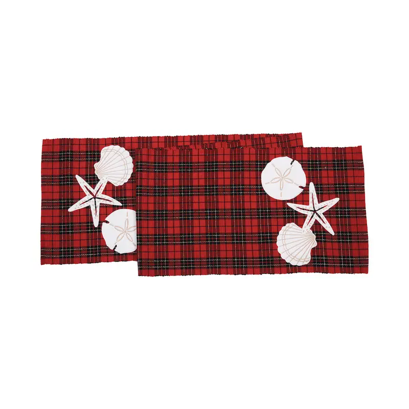 Seaside Plaid Runner