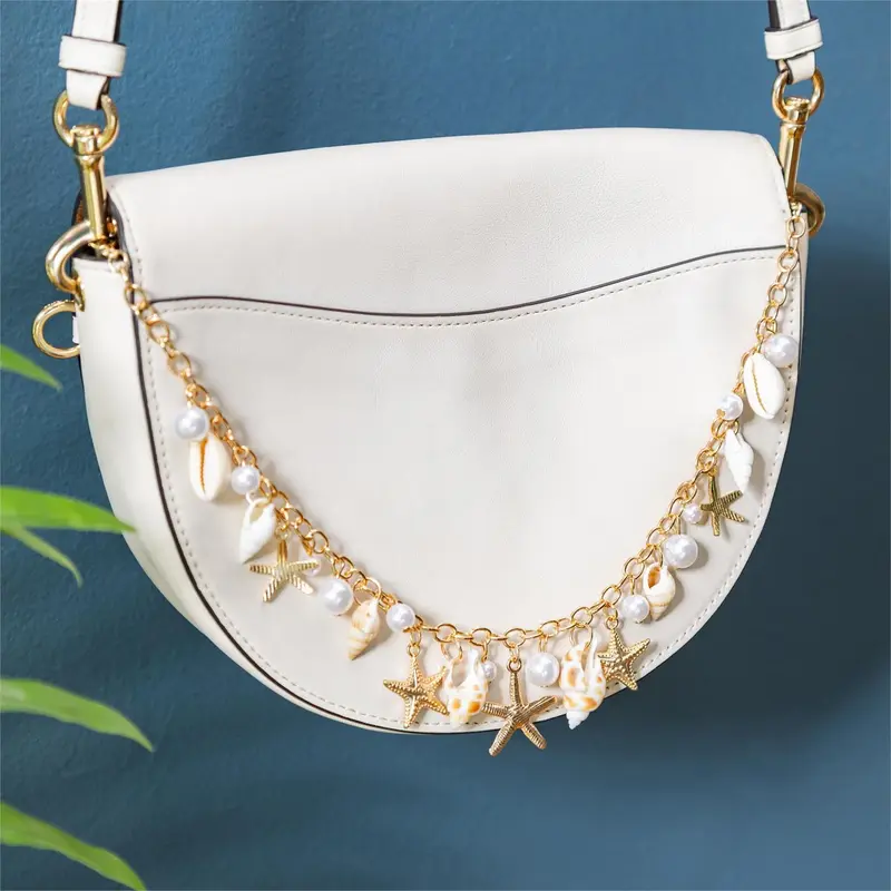Seaside Retreat Bag Charm, Shell, Display