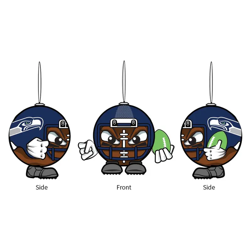 Seattle Seahawks, Ball Head Ornament