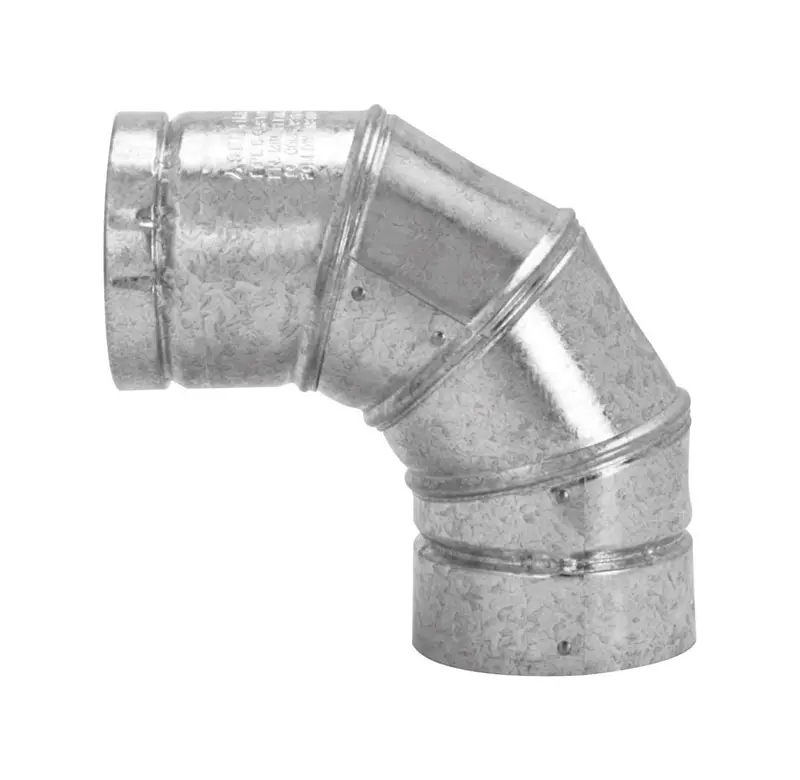 Selkirk 3 in. Dia. x 3 in. Dia. Adjustable 90 deg. Aluminum Stove Pipe Elbow 1 pk - Deal of The Week
