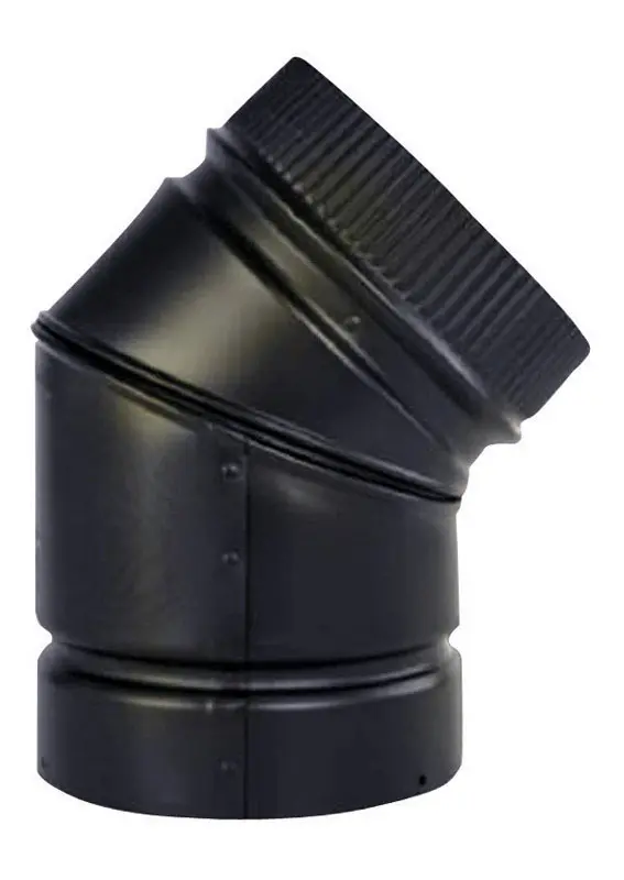Selkirk 6 in. D X 6 in. D Adjustable 45 deg Aluminum Stove Pipe Elbow - Deal of The Week