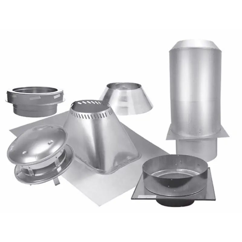Selkirk Sure-Temp 6 in. D X 22 in. L Stainless Steel Ceiling Support Kit