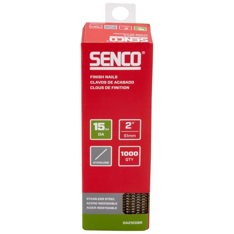 Senco 2 in. Finishing Stainless Steel Nail Brad Head - Open Box